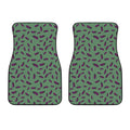 Little Purple Eggplant Pattern Print Front Car Floor Mats