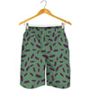 Little Purple Eggplant Pattern Print Men's Shorts