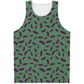 Little Purple Eggplant Pattern Print Men's Tank Top