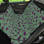 Little Purple Eggplant Pattern Print Pet Car Back Seat Cover