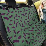 Little Purple Eggplant Pattern Print Pet Car Back Seat Cover