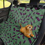 Little Purple Eggplant Pattern Print Pet Car Back Seat Cover