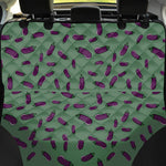 Little Purple Eggplant Pattern Print Pet Car Back Seat Cover