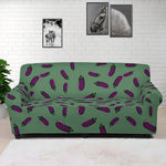 Little Purple Eggplant Pattern Print Sofa Cover