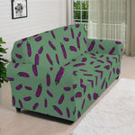 Little Purple Eggplant Pattern Print Sofa Cover