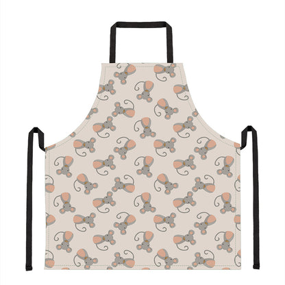 Little Rat Pattern Print Apron