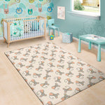 Little Rat Pattern Print Area Rug