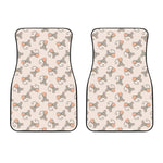 Little Rat Pattern Print Front Car Floor Mats