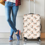 Little Rat Pattern Print Luggage Cover