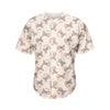 Little Rat Pattern Print Men's Baseball Jersey