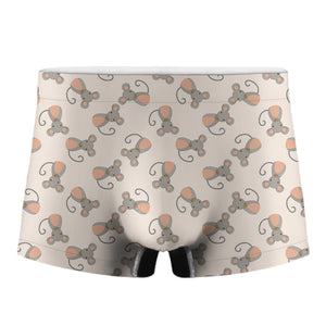 Little Rat Pattern Print Men's Boxer Briefs