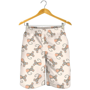 Little Rat Pattern Print Men's Shorts