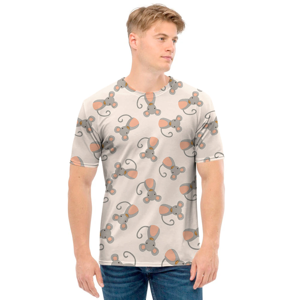 Little Rat Pattern Print Men's T-Shirt