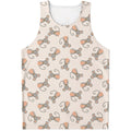 Little Rat Pattern Print Men's Tank Top