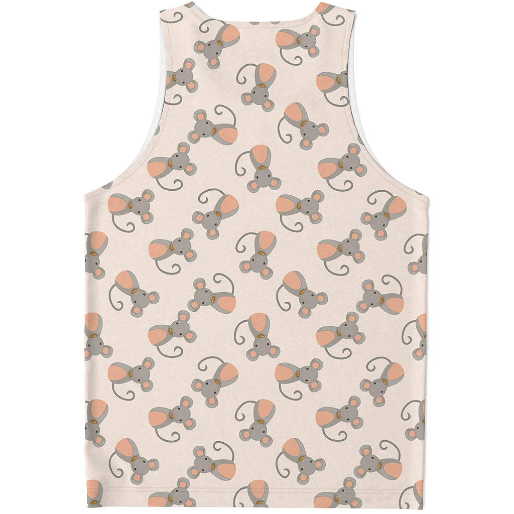 Little Rat Pattern Print Men's Tank Top