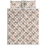 Little Rat Pattern Print Quilt Bed Set