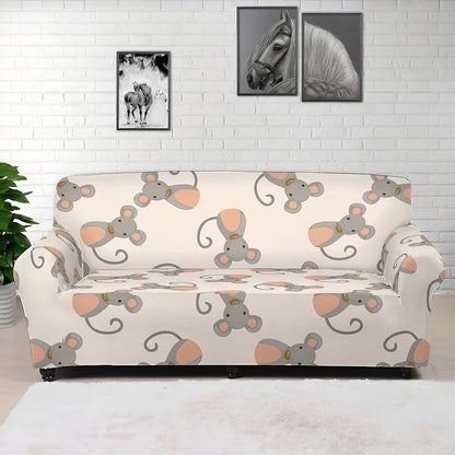 Little Rat Pattern Print Sofa Cover
