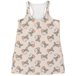 Little Rat Pattern Print Women's Racerback Tank Top