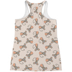 Little Rat Pattern Print Women's Racerback Tank Top