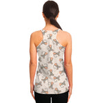 Little Rat Pattern Print Women's Racerback Tank Top