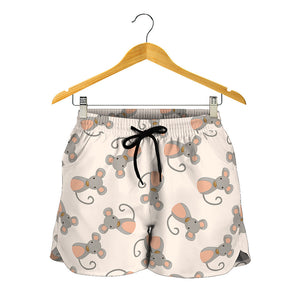 Little Rat Pattern Print Women's Shorts