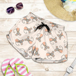 Little Rat Pattern Print Women's Shorts