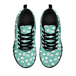 Little Sheep Pattern Print Black Sneakers