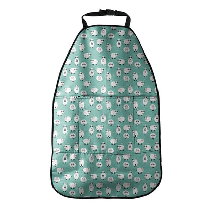 Little Sheep Pattern Print Car Seat Organizers