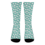 Little Sheep Pattern Print Crew Socks