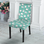 Little Sheep Pattern Print Dining Chair Slipcover