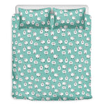 Little Sheep Pattern Print Duvet Cover Bedding Set