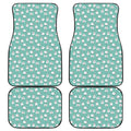 Little Sheep Pattern Print Front and Back Car Floor Mats