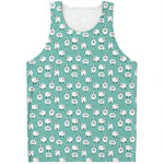 Little Sheep Pattern Print Men's Tank Top