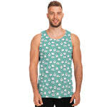 Little Sheep Pattern Print Men's Tank Top
