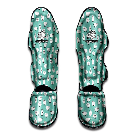 Little Sheep Pattern Print Muay Thai Shin Guard
