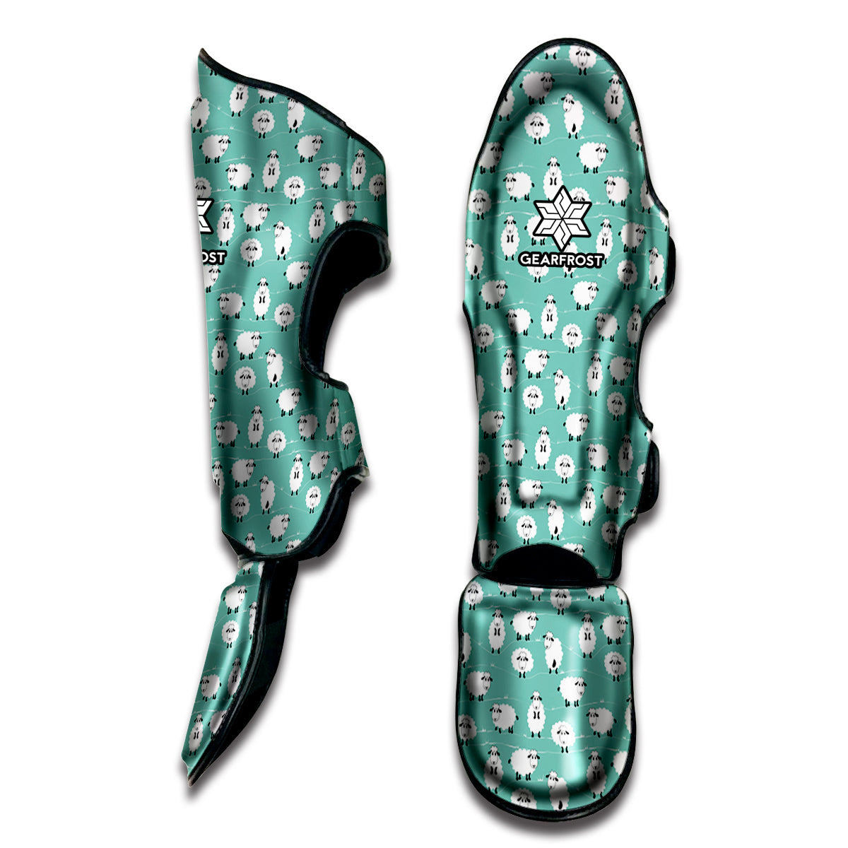 Little Sheep Pattern Print Muay Thai Shin Guard