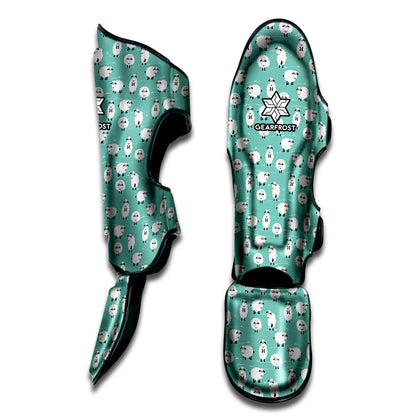 Little Sheep Pattern Print Muay Thai Shin Guard