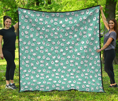 Little Sheep Pattern Print Quilt