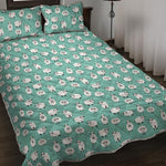 Little Sheep Pattern Print Quilt Bed Set