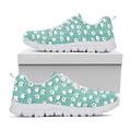 Little Sheep Pattern Print White Running Shoes