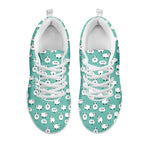 Little Sheep Pattern Print White Sneakers