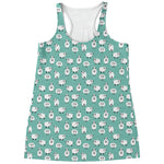 Little Sheep Pattern Print Women's Racerback Tank Top