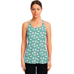 Little Sheep Pattern Print Women's Racerback Tank Top