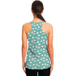 Little Sheep Pattern Print Women's Racerback Tank Top