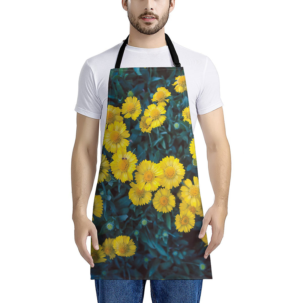 Little Yellow Daisy Print Apron