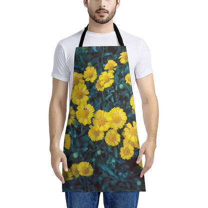 Little Yellow Daisy Print Apron