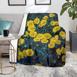 Little Yellow Daisy Print Blanket