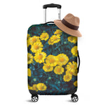 Little Yellow Daisy Print Luggage Cover