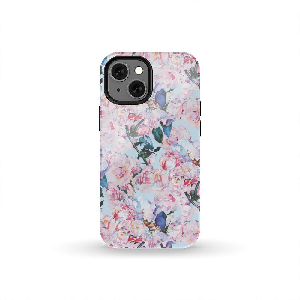 Blossom Floral Flower Pattern Print Tough Phone Case
