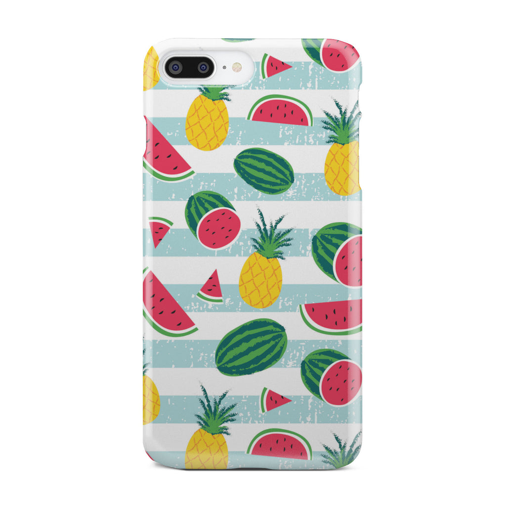 Cute Pineapple Watermelon Pattern Print Phone Case
